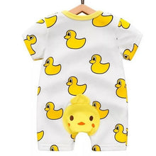 Cargar imagen en el visor de la galería, 100% Pure Cotton Baby Girl Romper Summer Short Sleeved Cartoon Animal Jumpsuit Toddler Cute Boutique Clothes For Baby Clothing
