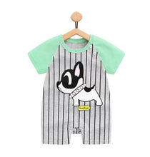 Cargar imagen en el visor de la galería, 100% Pure Cotton Baby Girl Romper Summer Short Sleeved Cartoon Animal Jumpsuit Toddler Cute Boutique Clothes For Baby Clothing
