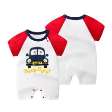 Cargar imagen en el visor de la galería, 100% Pure Cotton Baby Girl Romper Summer Short Sleeved Cartoon Animal Jumpsuit Toddler Cute Boutique Clothes For Baby Clothing
