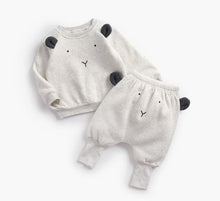 Cargar imagen en el visor de la galería, Baby Suit Autumn Winter Baby Boy Cartoon Cute Clothing Pullover Sweatshirt Top + Pant Clothes Set Baby Toddler Girl Outfit Suit
