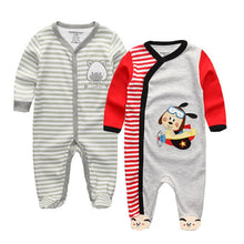 Cargar imagen en el visor de la galería, 2020 baby clothes Full Sleeve cotton infantis baby clothing romper cartoon costume ropa bebe 3 6 9 12 M newborn boy girl clothes
