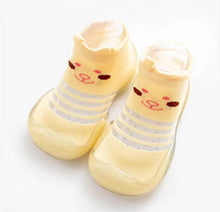 Cargar imagen en el visor de la galería, Summer Spring Leopard Soft Bottom Non-Slip Floor Socks Solid Color Toddler Girl Boy Shoes With Transparent Rubber Soles Kid Baby
