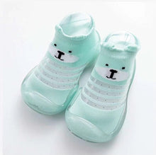 Cargar imagen en el visor de la galería, Summer Spring Leopard Soft Bottom Non-Slip Floor Socks Solid Color Toddler Girl Boy Shoes With Transparent Rubber Soles Kid Baby
