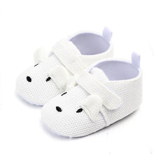 Cargar imagen en el visor de la galería, Adorable Infant Slippers Toddler Baby Boy Girl Knit Crib Shoes Cute Cartoon Anti-slip Prewalker Baby Slippers
