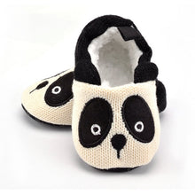 Cargar imagen en el visor de la galería, Adorable Infant Slippers Toddler Baby Boy Girl Knit Crib Shoes Cute Cartoon Anti-slip Prewalker Baby Slippers
