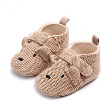 Cargar imagen en el visor de la galería, Adorable Infant Slippers Toddler Baby Boy Girl Knit Crib Shoes Cute Cartoon Anti-slip Prewalker Baby Slippers
