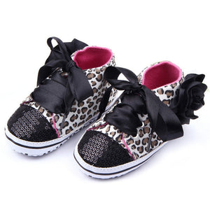 Infant Newborn Baby Girls Polka Dots Heart Autumn Lace-Up First Walkers Sneakers Shoes Toddler Classic Casual Shoes