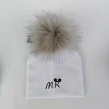 Carregar imagem no visualizador da galeria, newborn cotton hats  baby pom pom  photo props mrs mr children&#39;s kids hat  boy accessories toddler girl cap bonnet  baby hats
