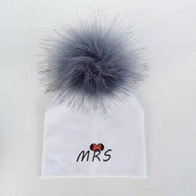 Carregar imagem no visualizador da galeria, newborn cotton hats  baby pom pom  photo props mrs mr children&#39;s kids hat  boy accessories toddler girl cap bonnet  baby hats
