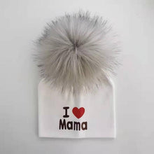 Carregar imagem no visualizador da galeria, newborn cotton hats  baby pom pom  photo props mrs mr children&#39;s kids hat  boy accessories toddler girl cap bonnet  baby hats
