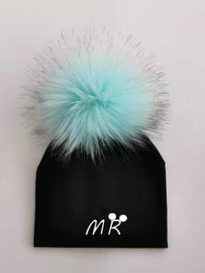 newborn cotton hats  baby pom pom  photo props mrs mr children's kids hat  boy accessories toddler girl cap bonnet  baby hats