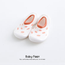 Cargar imagen en el visor de la galería, baby shoes with soft rubber baby girl baby boy floor sock shoes spring summer anti-slip
