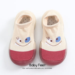 Baby Socks With Rubber Soles Cartoon baby shoes Infant Sock