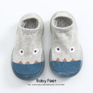 Baby Socks With Rubber Soles Cartoon baby shoes Infant Sock