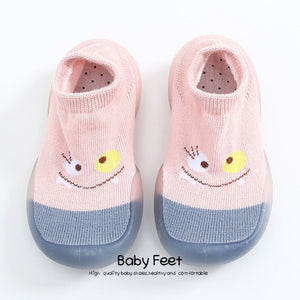 Baby Socks With Rubber Soles Cartoon baby shoes Infant Sock