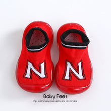 Cargar imagen en el visor de la galería, Baby Socks With Rubber Soles Cartoon baby shoes Infant Sock
