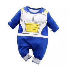 将图片加载到图库查看器，Baby Boy Clothes Newborn Rompers 100% Cotton Dragon Ball Vegeta Infant Jumpsuits Baby Long Sleeve Cartoon New born Clothing
