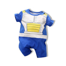 将图片加载到图库查看器，Baby Boy Clothes Newborn Rompers 100% Cotton Dragon Ball Vegeta Infant Jumpsuits Baby Long Sleeve Cartoon New born Clothing
