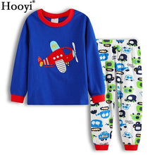 Carregar imagem no visualizador da galeria, Robot Children Pajamas Suit Boys Pijama Sleepwear Baby Boy Clothing Bottom T-Shirts Kids Pyjamas Home Sport Suit Clothes
