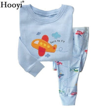 Carregar imagem no visualizador da galeria, Robot Children Pajamas Suit Boys Pijama Sleepwear Baby Boy Clothing Bottom T-Shirts Kids Pyjamas Home Sport Suit Clothes
