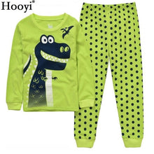 Carregar imagem no visualizador da galeria, Robot Children Pajamas Suit Boys Pijama Sleepwear Baby Boy Clothing Bottom T-Shirts Kids Pyjamas Home Sport Suit Clothes
