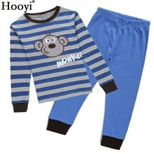 Carregar imagem no visualizador da galeria, Robot Children Pajamas Suit Boys Pijama Sleepwear Baby Boy Clothing Bottom T-Shirts Kids Pyjamas Home Sport Suit Clothes
