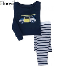 Carregar imagem no visualizador da galeria, Robot Children Pajamas Suit Boys Pijama Sleepwear Baby Boy Clothing Bottom T-Shirts Kids Pyjamas Home Sport Suit Clothes
