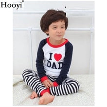 Carregar imagem no visualizador da galeria, Robot Children Pajamas Suit Boys Pijama Sleepwear Baby Boy Clothing Bottom T-Shirts Kids Pyjamas Home Sport Suit Clothes
