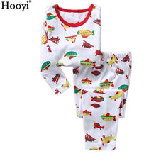 Carregar imagem no visualizador da galeria, Robot Children Pajamas Suit Boys Pijama Sleepwear Baby Boy Clothing Bottom T-Shirts Kids Pyjamas Home Sport Suit Clothes
