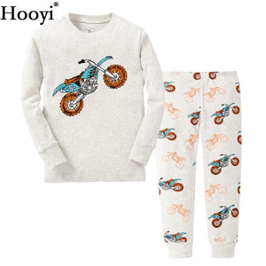 Robot Children Pajamas Suit Boys Pijama Sleepwear Baby Boy Clothing Bottom T-Shirts Kids Pyjamas Home Sport Suit Clothes