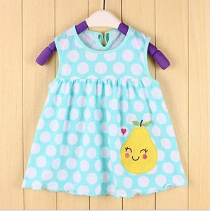 2018 Summer Baby Dress New Girls Fashion Infantile Dresses Cotton Children's Clothes Flower Style Kids Clothing Princess Dress