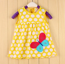 Cargar imagen en el visor de la galería, 2018 Summer Baby Dress New Girls Fashion Infantile Dresses Cotton Children&#39;s Clothes Flower Style Kids Clothing Princess Dress
