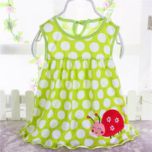 Cargar imagen en el visor de la galería, 2018 Summer Baby Dress New Girls Fashion Infantile Dresses Cotton Children&#39;s Clothes Flower Style Kids Clothing Princess Dress
