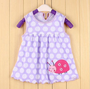 2018 Summer Baby Dress New Girls Fashion Infantile Dresses Cotton Children's Clothes Flower Style Kids Clothing Princess Dress