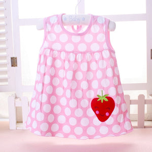 2018 Summer Baby Dress New Girls Fashion Infantile Dresses Cotton Children's Clothes Flower Style Kids Clothing Princess Dress