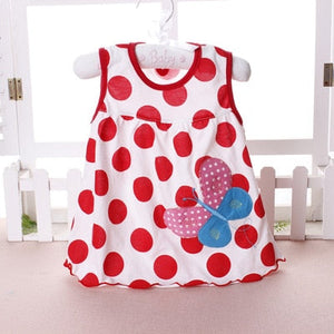 2018 Summer Baby Dress New Girls Fashion Infantile Dresses Cotton Children's Clothes Flower Style Kids Clothing Princess Dress