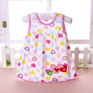 2018 Summer Baby Dress New Girls Fashion Infantile Dresses Cotton Children's Clothes Flower Style Kids Clothing Princess Dress