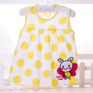 2018 Summer Baby Dress New Girls Fashion Infantile Dresses Cotton Children's Clothes Flower Style Kids Clothing Princess Dress