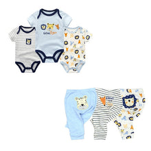 Carregar imagem no visualizador da galeria, Solid Bodysuits+Pants Baby Boy Clothes Clothing Sets 0-12M Baby Boy Girl Clothes Unisex Newborn Baby Cotton Roupa de bebe
