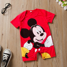 Carregar imagem no visualizador da galeria, Newborn Mickey Baby Rompers Disney Baby Girl Clothes Boy Clothing Roupas Bebe Infant Jumpsuits Outfits Minnie Kids Christmas
