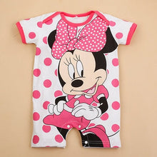 Carregar imagem no visualizador da galeria, Newborn Mickey Baby Rompers Disney Baby Girl Clothes Boy Clothing Roupas Bebe Infant Jumpsuits Outfits Minnie Kids Christmas
