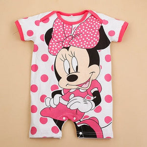 Newborn Mickey Baby Rompers Disney Baby Girl Clothes Boy Clothing Roupas Bebe Infant Jumpsuits Outfits Minnie Kids Christmas