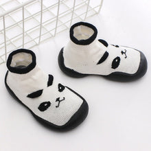 Carregar imagem no visualizador da galeria, Toddler Baby Knitted Leopard Floor Socks Shoes with Rubber Soles Infant Anti-slip Indoor Socks Newborn Spring Summer Autumn
