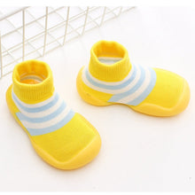 Carregar imagem no visualizador da galeria, Toddler Baby Knitted Leopard Floor Socks Shoes with Rubber Soles Infant Anti-slip Indoor Socks Newborn Spring Summer Autumn
