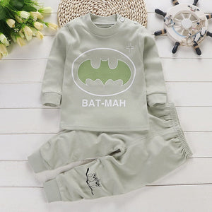 2pcs Autumn Winter Baby Girls Boys Clothes Cartoon Long-Sleeve T-Shirt + Pant Suit Girls Clothing Set Children Clothing