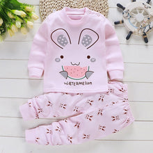 Cargar imagen en el visor de la galería, 2pcs Autumn Winter Baby Girls Boys Clothes Cartoon Long-Sleeve T-Shirt + Pant Suit Girls Clothing Set Children Clothing
