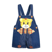 Cargar imagen en el visor de la galería, 1 2 3T Baby Clothing Boys Girls Jeans Overalls Shorts Toddler Infant Denim Rompers Cute Cartoon Bebe Pants Summer Bib Clothes
