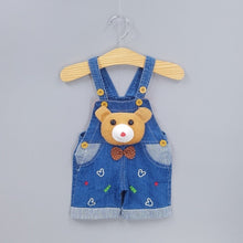 Cargar imagen en el visor de la galería, 1 2 3T Baby Clothing Boys Girls Jeans Overalls Shorts Toddler Infant Denim Rompers Cute Cartoon Bebe Pants Summer Bib Clothes
