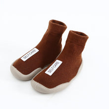 将图片加载到图库查看器，Baby Boys Girls Toddlers Moccasins Non-Skid Indoor Kids Floor Slipper Children Animal Breathable Cotton Knitted Shoes Ideal Gift
