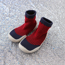 将图片加载到图库查看器，Baby Boys Girls Toddlers Moccasins Non-Skid Indoor Kids Floor Slipper Children Animal Breathable Cotton Knitted Shoes Ideal Gift
